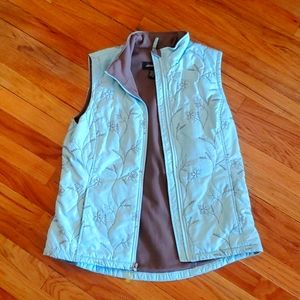 Eddie Bauer fleece lined vest